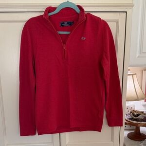 Vineyard Vines red Quarter-Zip